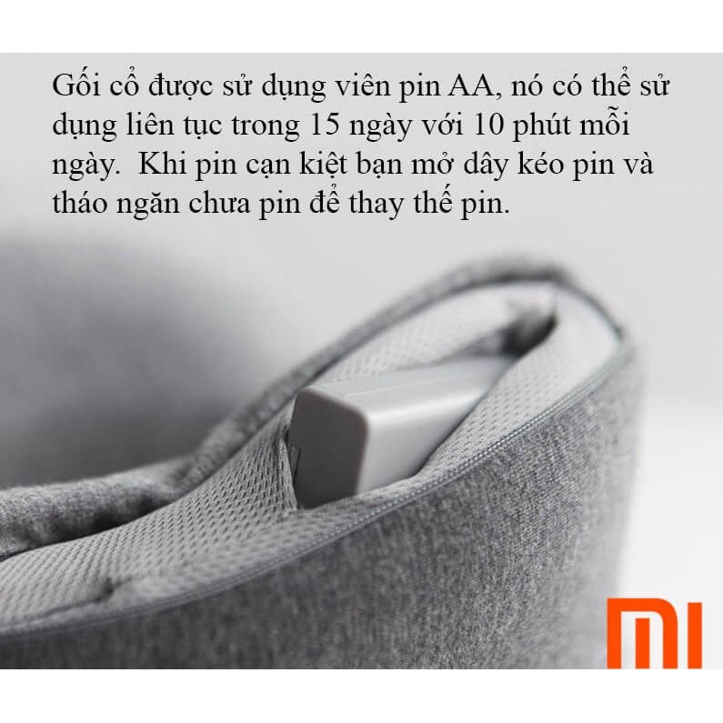 Gối massage cổ Xiaomi Leravan LR-s100 - Gối kê cổ Xiaomi - Gối tựa Xiaomi