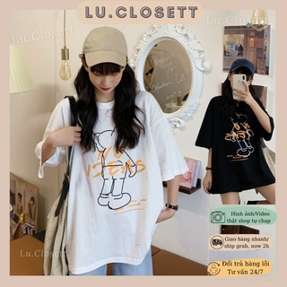 Áo phông 3158 chất thun Quảng Châu ulzzang unisex form rộng lu.closett