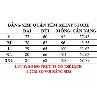 QUẦN YẾM 2 DÂY JEAN SOOC CHẤT LIỆU BÒ PHONG CÁCH HÀN QUỐC (MEISY) ་