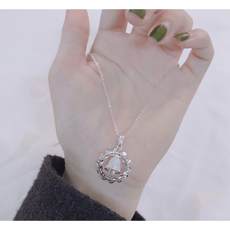 DÂY CHUYỀN NOEL BẠC MẶT Ý