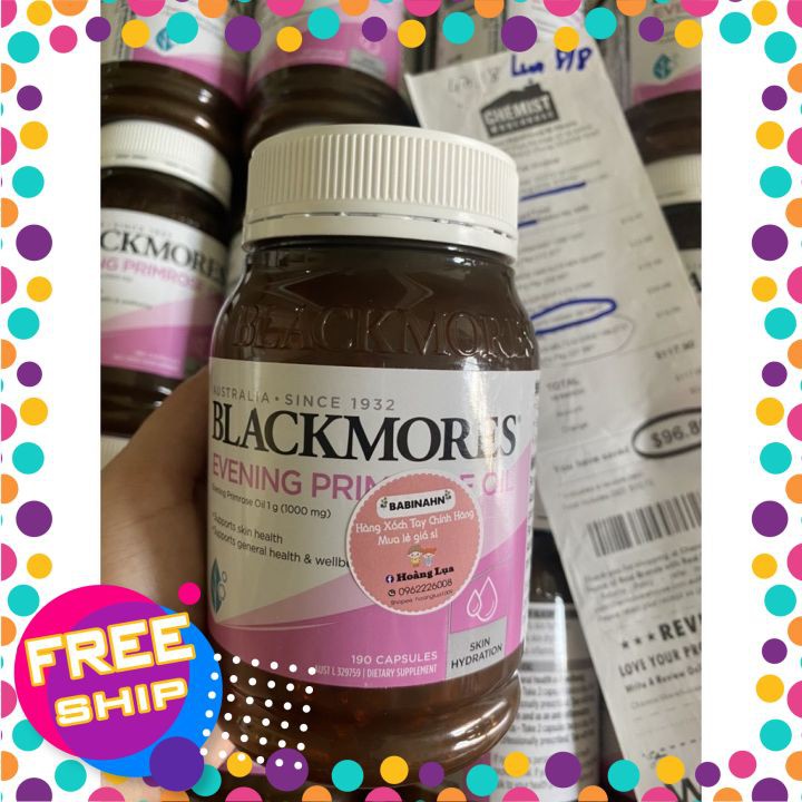 Tinh dầu hoa anh thảo  Blackmores [FREE SHIP - AUTH] phiên bản nâng cấp nhiều viên nhất mẫu mới nhất, viên nội tiết 190v | BigBuy360 - bigbuy360.vn