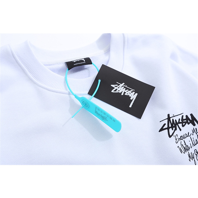 Áo len cổ tròn họa tiết độc đáo cho nam và nữ 1105 Stussy | BigBuy360 - bigbuy360.vn