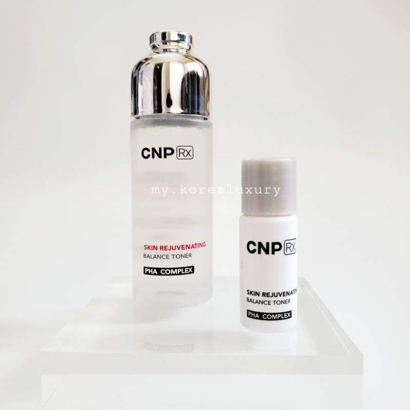 Nước hoa hồng CNP Rx Skin Rejuvenating Balance Toner PHA Complex 5ml
