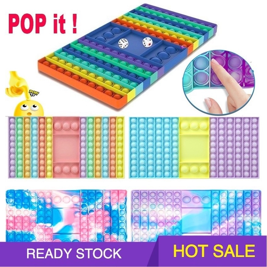 Đồ Chơi Đồ Chơi Pop It Tiktok bong bóng giải tỏa căng thẳng độc đáo sáng tạo Push Pop Fidget Toy Bubble Rainbow Đồ Chơi