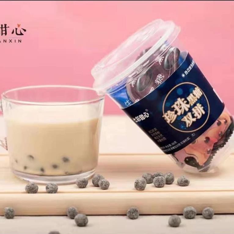 Set 1 - 3 Cốc Trà sữa trân châu đường đen Qicai [HOT]