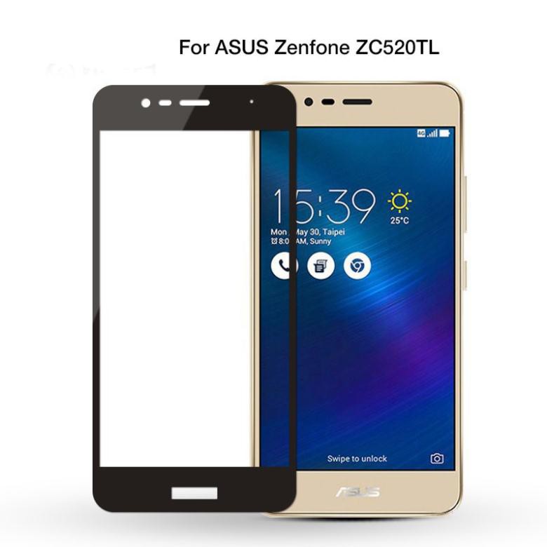 Kính Cường Lực Full Viền Cho Asus Zenfone Ze520Kl Ze552Kl 3 Max Zc553Kl Zc520Tl T5B69PKDT12