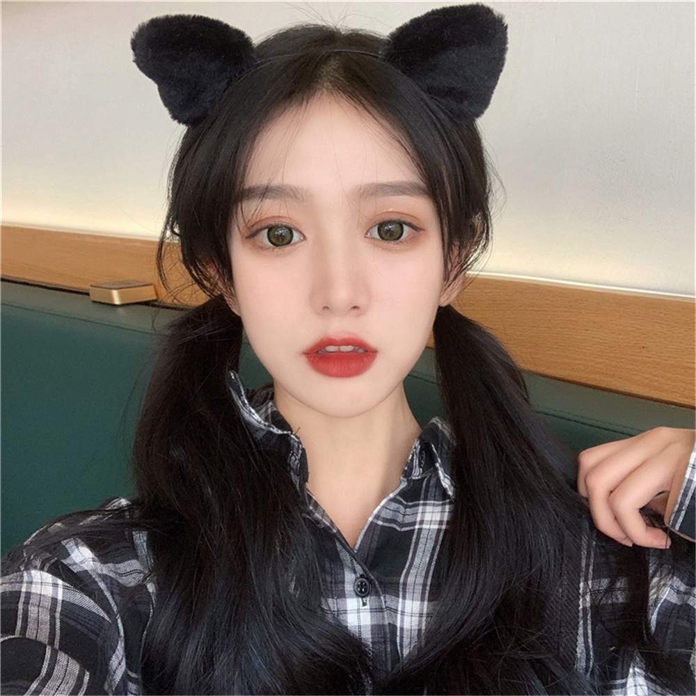 Băng Đô Cài Tóc Gắn Tai Mèo Dễ Thương