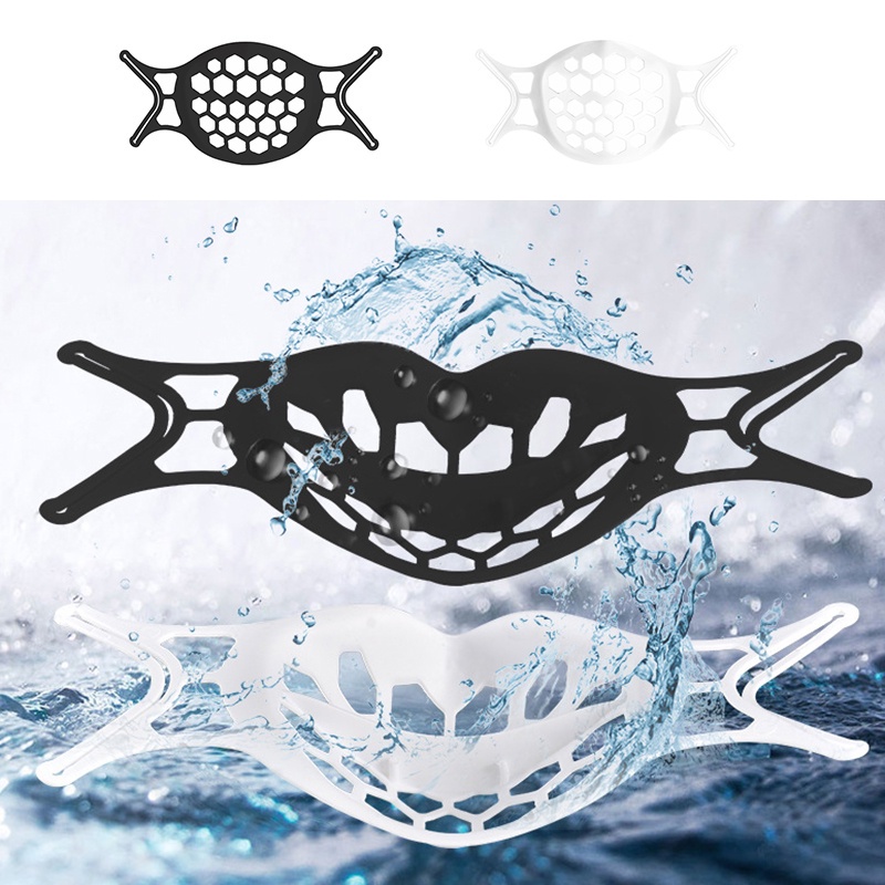 Giá Đỡ Khẩu Trang 3D Bằng Silicone Có Thể Giặt Tiện Dụng