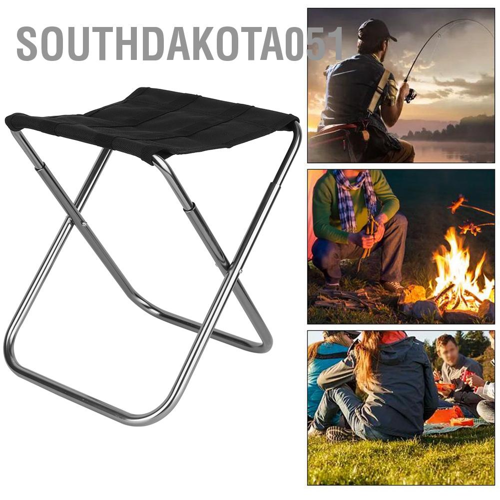 [Hàng HOT] Ghế Xếp  Gấp Gọn Mini hợp kim nhôm ngoài trời để câu cá Cắm trại dã ngoại【Southdakota051】