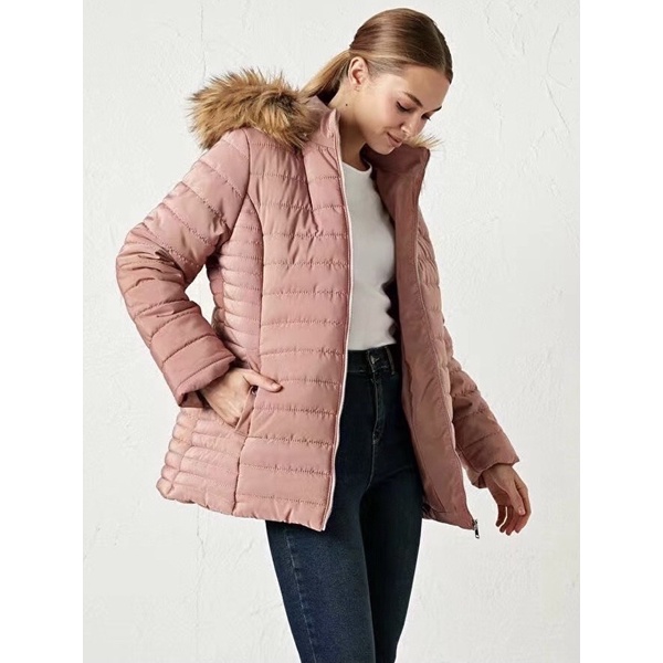 Áo Parka Phao Nữ Hồng Đỗ LC(có lỗi nhẹ) | BigBuy360 - bigbuy360.vn