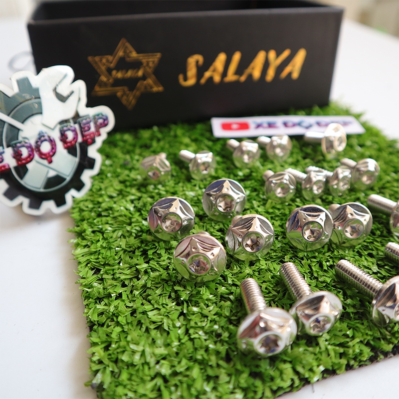 Ốc dàn áo salaya trọn bộ bền bỉ sáng bóng