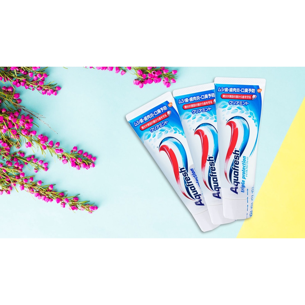 Kem Đánh Răng Aquafresh Nhật Bản 160g Hương Trà Xanh Và Bạc Hà