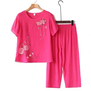 Bộ đũi mùa hè cho mẹ, cho bà MS01