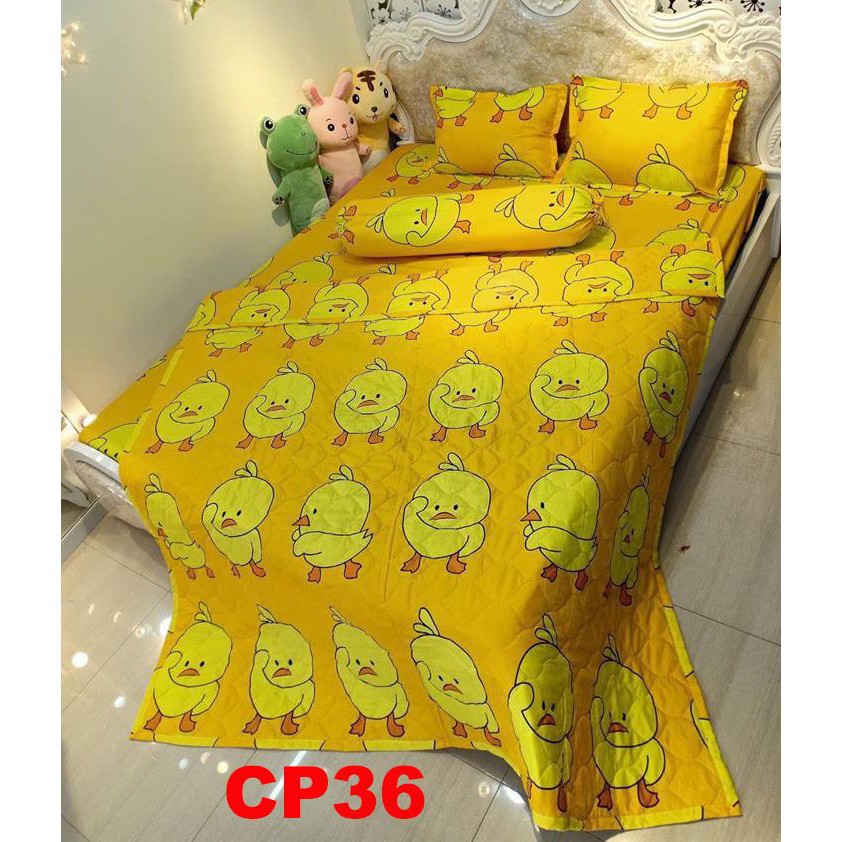 BỘ CHĂN RA 5 MÓN COTTON HÀN QUỐC CAO CẤP