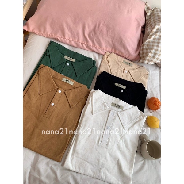 Áo pull polo trơn Nana21 Nanastore21