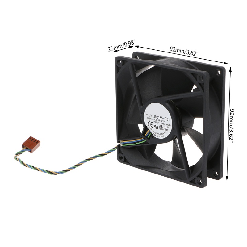 Quạt Tản Nhiệt Máy Tính 90x90 X 25mm 9025 Dc 12v 0.6a 4-pin Pwm Cho Delta Aub0912Vh