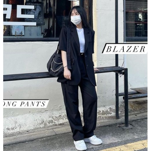 Quần tây ống suông cạp cao cài cúc siêu tôn dáng nhiều mẫu