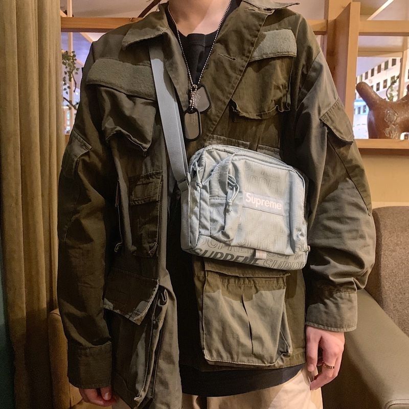 Túi Đeo Hông In logo 19ss46 Thời Trang Đường Phố Cho Nam Và Nữ