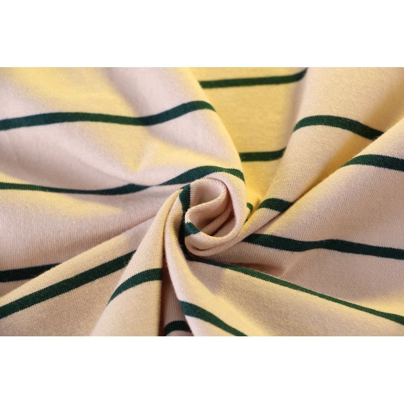 Set Áo Thun Ngắn Tay Cổ Tròn Sọc Vằn + Quần Ngắn Cho Bé Trai