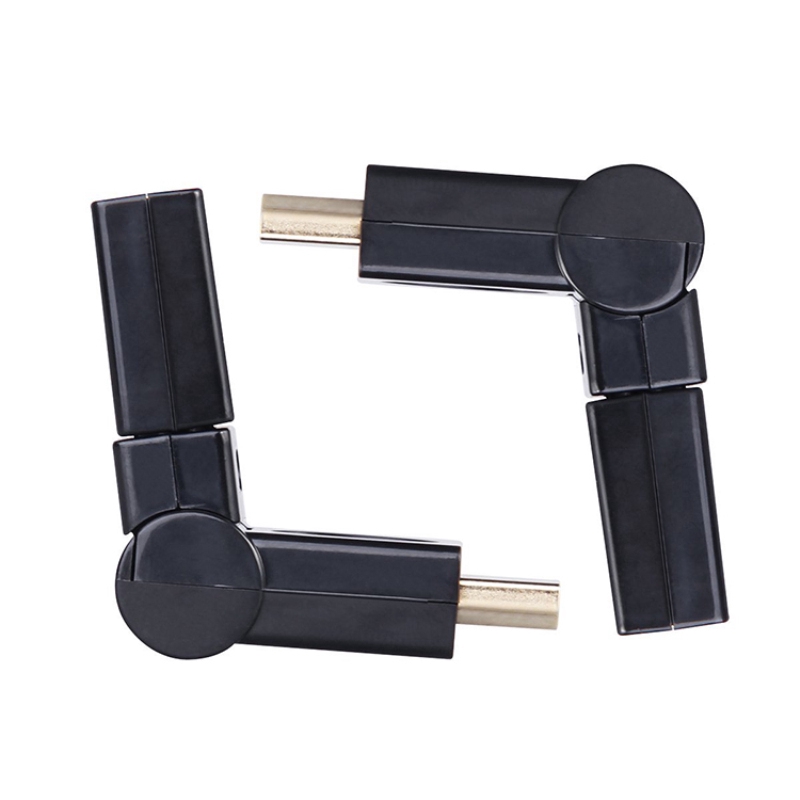 Mini HDMI 1.4 Angle Type HDMI Male to Female 90 180 360 Degree Rotary Adapter Supports 720i 720P 1080i 『Vrru 』