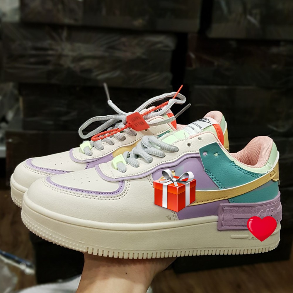 GIÀY THỂ THAO Sneaker Nữ NIKIE Airforce 1 Shadows CAO CẤP FULLBOX giày thể thao nữ đẹp shop giày nữ