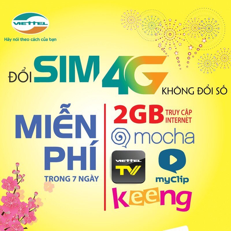 SIM TRẮNG 4G VIETTEL DÙNG ĐỂ ĐỔI SIM KHÔNG NGHE GỌI ĐƯỢC