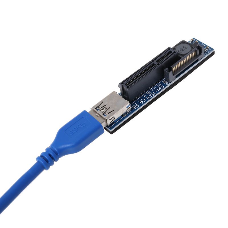 Card Đồ Họa Mở Rộng PCI-E 1X Sang 2 4X Kèm Cáp Usb 3.0 Thẻ