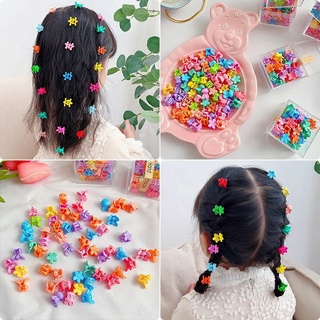 Set 50 kẹp tóc mini nhiều màu sắc cho bé
