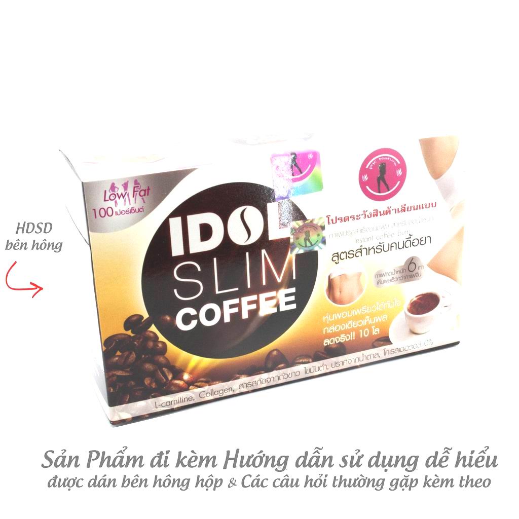 giảm cân cà phê idol slim coffee giảm cân thái lan chính hãng, cafe