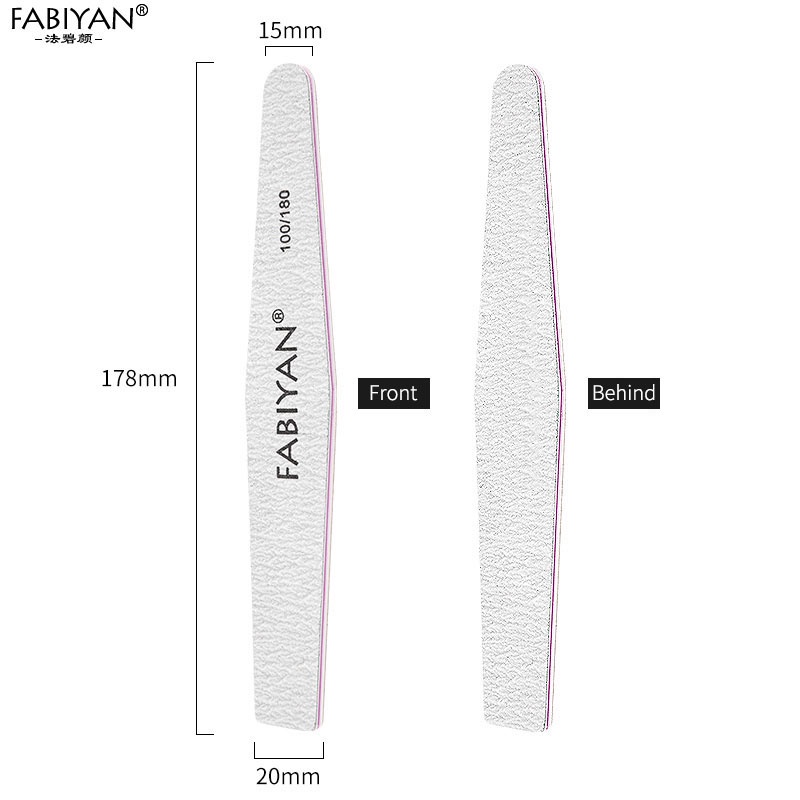 Bộ 5 Dụng Cụ Dũa Móng Tay / Móng Chân Loại Bỏ Sơn Gel UV/Chà Nhám và Đánh Bóng Tiện Lợi  An Toàn Que Dũa Móng Tay