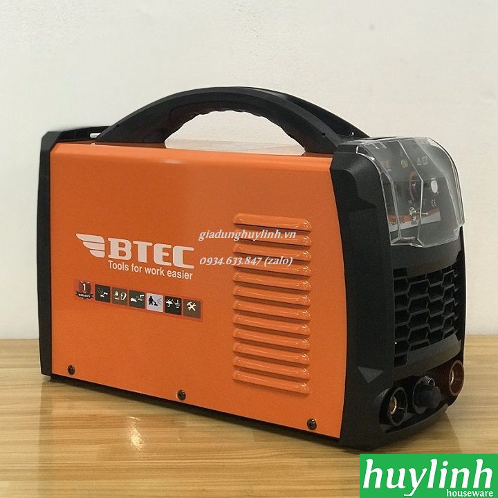 Máy hàn điện tử Btec TIG MMA 200E - 2 chức năng