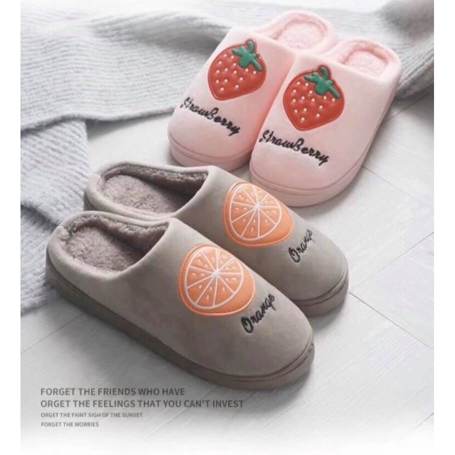 SỤC TRÁI CÂY LÓT LÔNG SIÊM ẤM ,ĐẾ CAO SU SIÊU DÀY[GIÁ SỈ RẺ NHẤT]