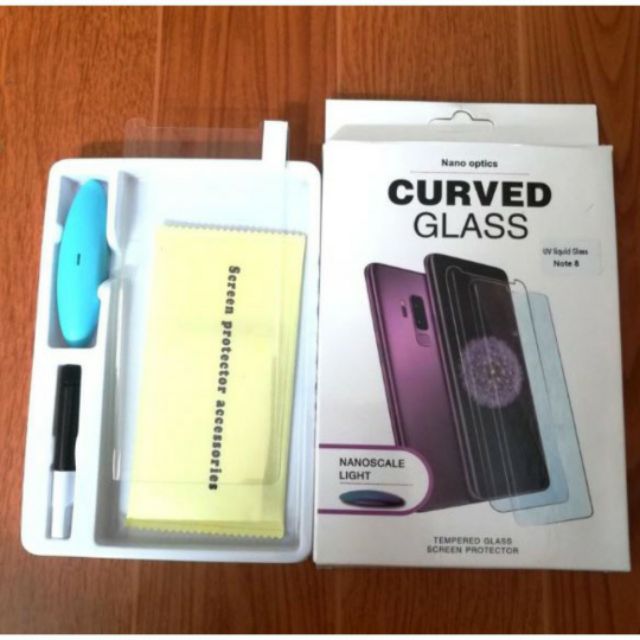 Kính Cường Lực Full Keo UV Dành Cho galaxy note 8