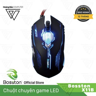 Chuột chuyên game Bosston X11B Full Led - Chính hãng