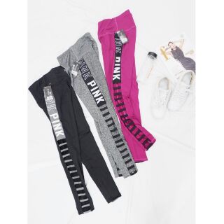 [QD139] Quần legging F21 Pink dây bên