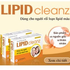 Viên uống LipidCleanz - Hỗ trợ làm giảm cholesterol máu (Hộp 30 viên)