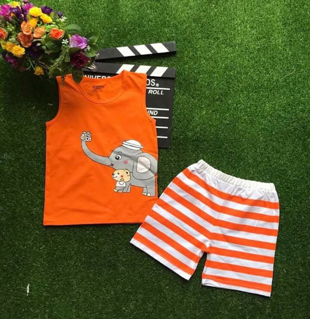 XẢ HÀNG BỘ BÉ TRAI BÉ GÁI SÁT NÁCH THUN 4 CHIỀU MỀM MỊN MÁT SIZE 1-2 GIÁ SỐC