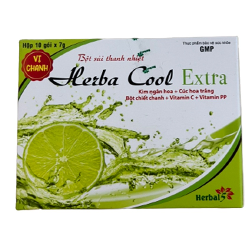 Bột Nước Mát Herba Cool Extra - Hỗ trợ thanh nhiệt , giải độc mát gan , Cvspharmacy