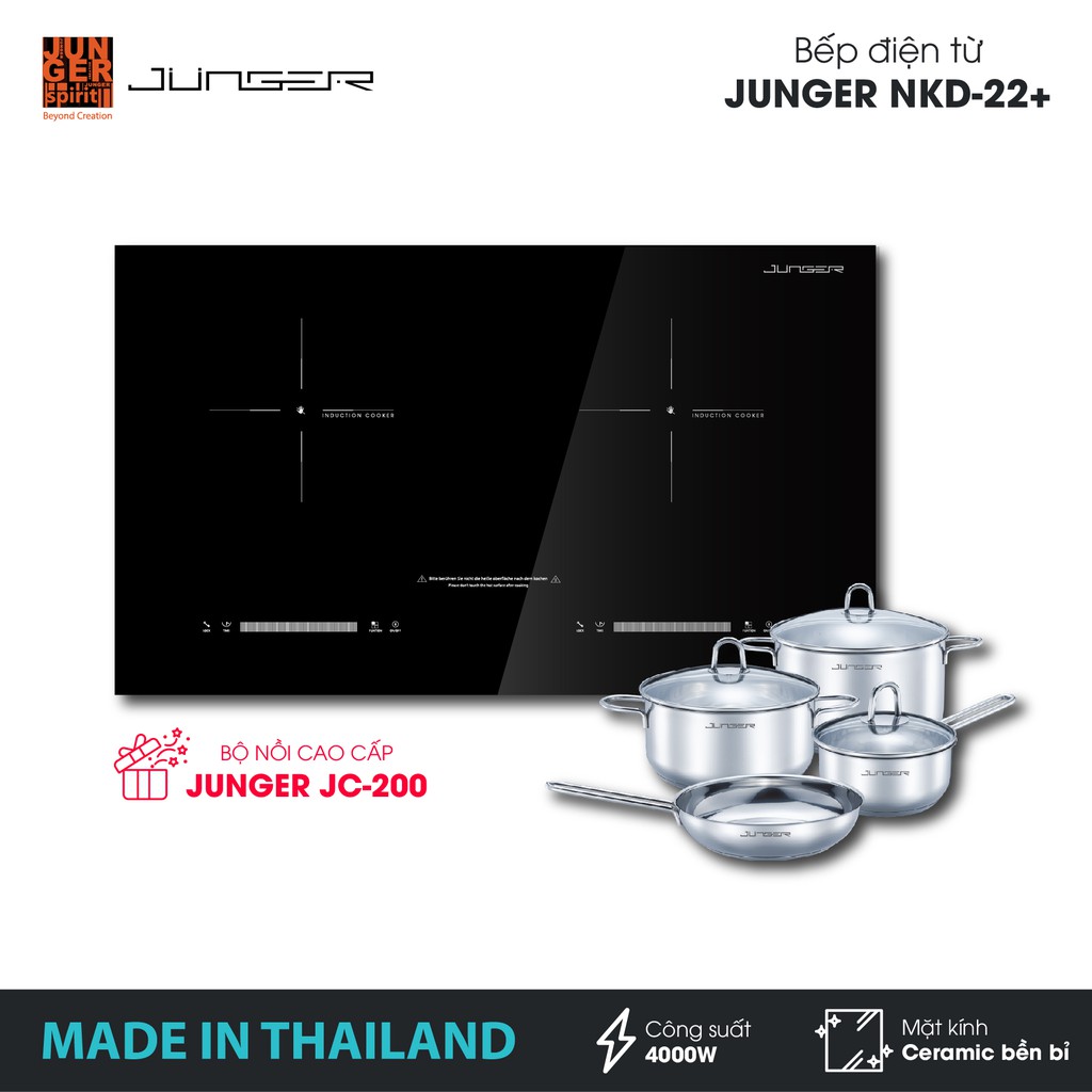 Bếp điện từ đôi JUNGER NKD-22