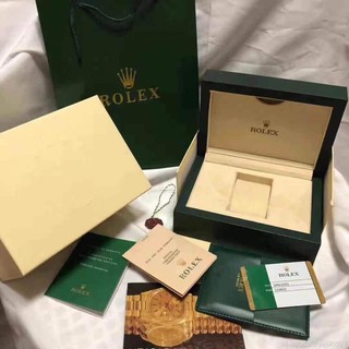 Hộp đồng hồ cao cấp, hộp gỗ đồng hồ Rolex , hộp cao cấp đầy đủ sổ sách thẻ