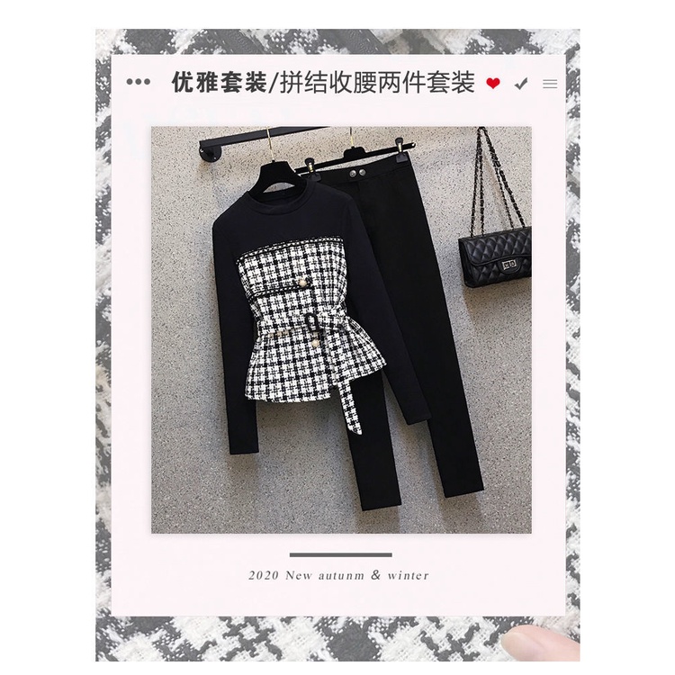 Bộ quần áo có size lớn thời trang xuân thu dành cho nữ (có bán lẻ)