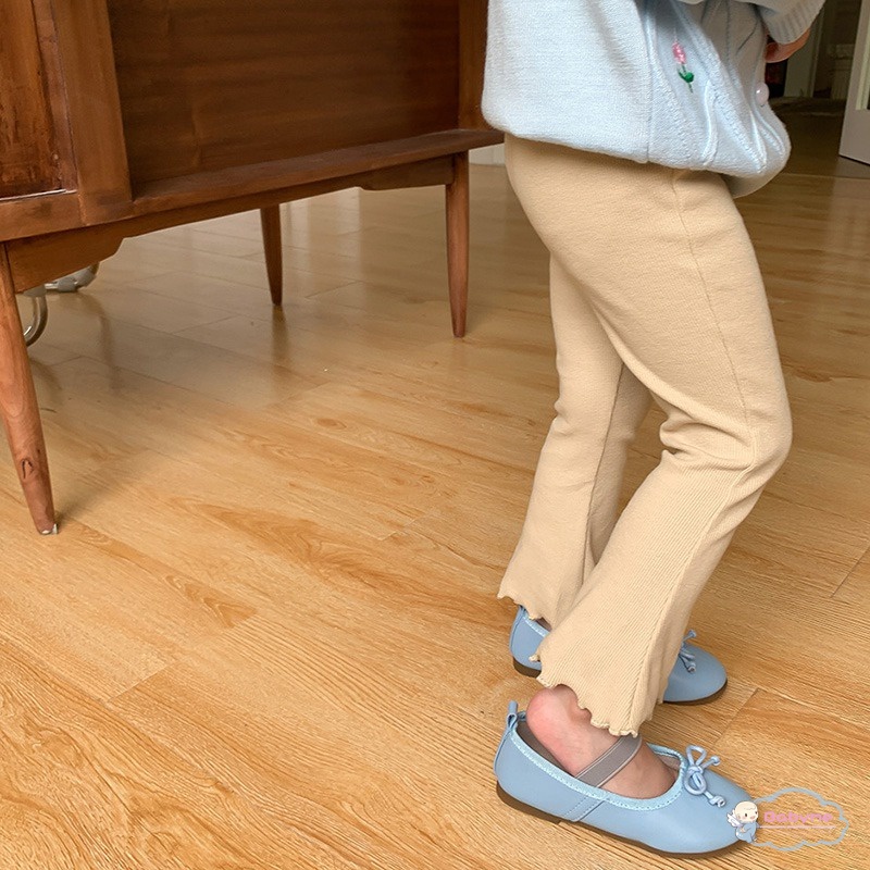 Quần Ống Loe Lưng Thun Thoải Mái Thân Thiện Với Da Cho Nữ