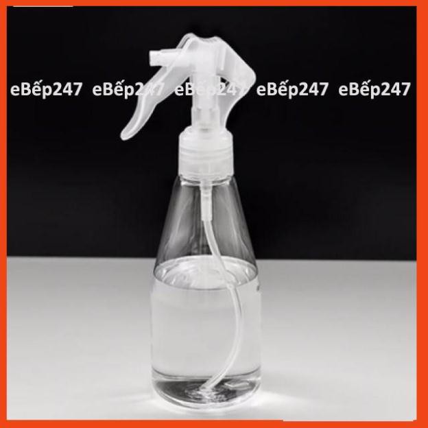 [Siêu rẻ+Freeship] Bình xịt phun sương làm bánh 200ml chất liệu cao cấp, trong suốt, có khoá hãm - eBếp247
