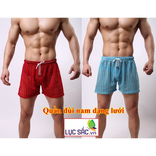 Quần đùi nam dạng lưới siêu thoáng mát