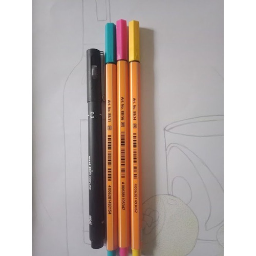 Bút chấm kĩ thuật CMYK
