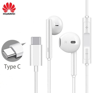 Tai nghe HUAWEI USB Type-C Tai nghe nhét tai Tai nghe Mic Âm lượng HUAWEI Mate 10 20 Pro 20 X RS P 10 20 30 Note 10