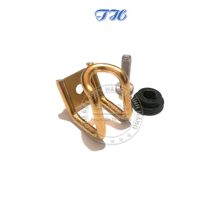 Móc Treo Đồ Gắn Xe Máy U Ngắn Màu Vàng Siêu Bền
