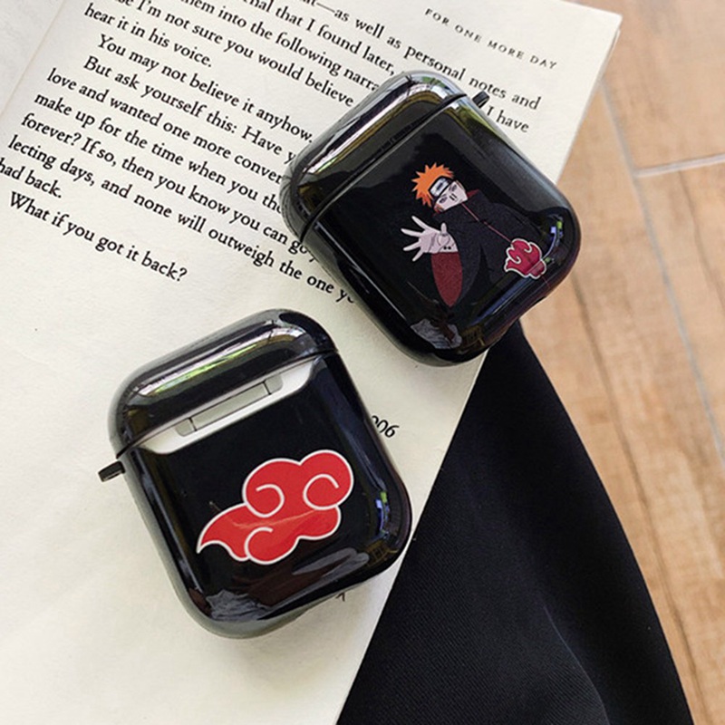 Vỏ Bảo Vệ Hộp Sạc Tai Nghe Airpods 1 2 Apple Bằng Silicon Hình Naruto Juuhuo Dễ Thương
