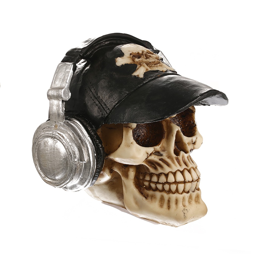 ☆Hellery☆ Đồ trang trí đầu lâu 3D trang trí