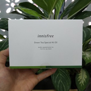 ( Hàng Chính Hãng) BỘ KIT TRÀ XANH INNISFREE GREEN TEA SPECIAL KIT - Date 6/2022
